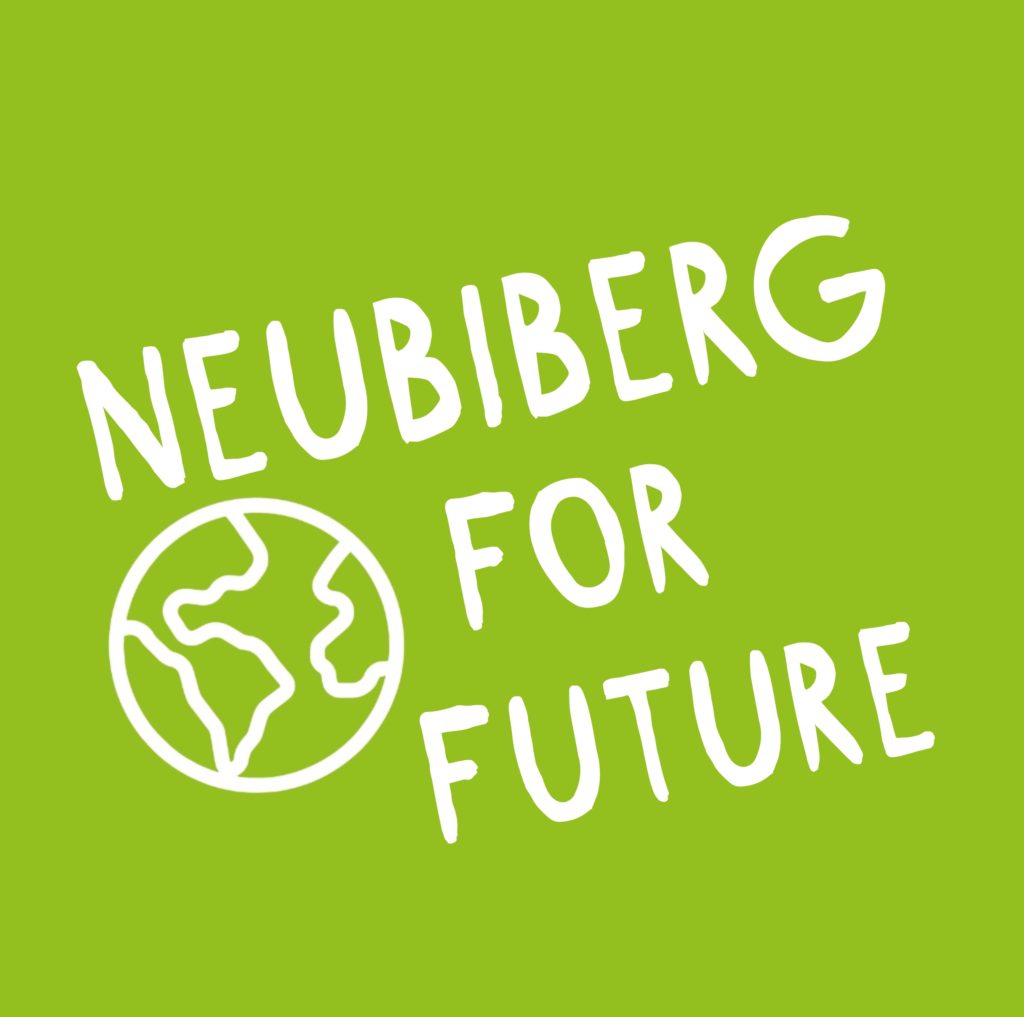 Icon und Favicon von Neubiberg for Future im grünen Quadrat